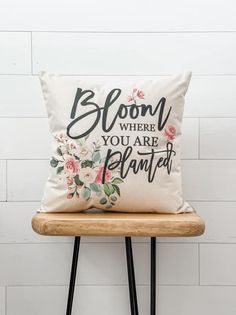 Spring Pillow Cover 18x18