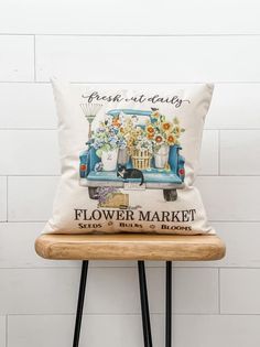 Spring Pillow Cover 18x18
