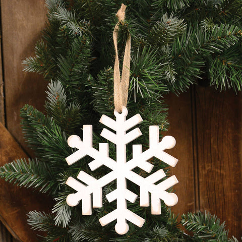 Distressed Snowflake Ornament