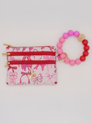 SS Beaded Bangle Wallet