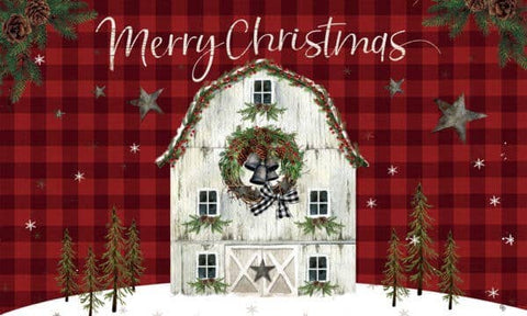 Christmas Barn Mat