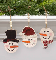 Snowman Beaded Ornament