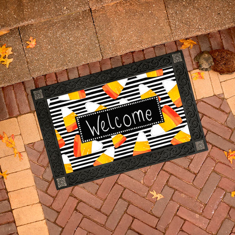 Candy Corn Welcome MatMate
