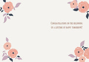 Floral Happily Ever After Greeting Card
