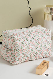 Quilted Cosmetic Pouch