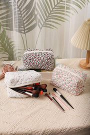 Quilted Cosmetic Pouch