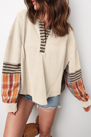 Rustic Patchwork Henley