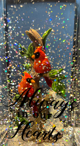 Cardinal Water Lantern