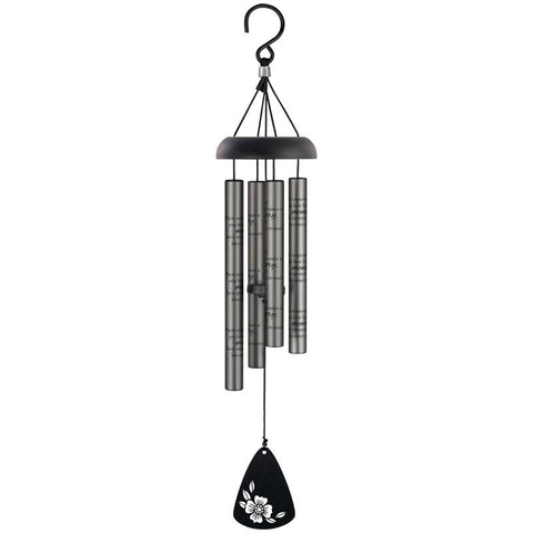 Becomes A Memory 21" Charcoal Sonnet Chime