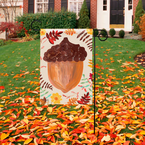 Acorn Garden Flag