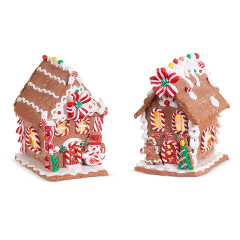 Lighted Gingerbread House