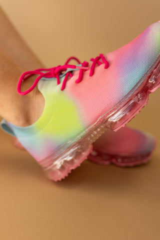 Christina Sneaker in Hot Pink