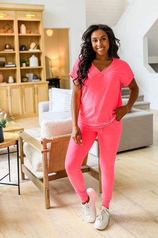 PREORDER: Krisie V-Neck Lounge Set in Six Colors