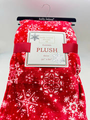 Christmas Flannel Fleece Plush Throw Blanket