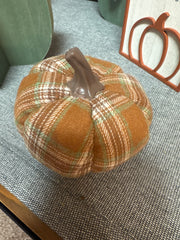 Soft Plaid Pumpkin