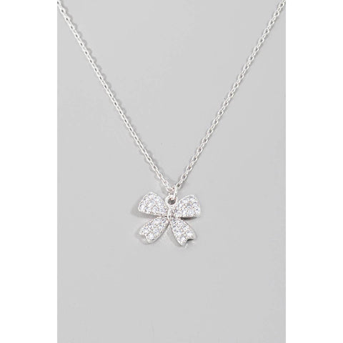 Graceful Bow Necklace