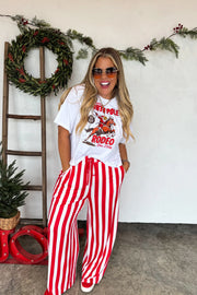 PREORDER: Christmas Vertical Vibes Stripe Pants