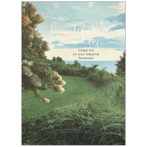 A Beautiful Life Sympathy Card