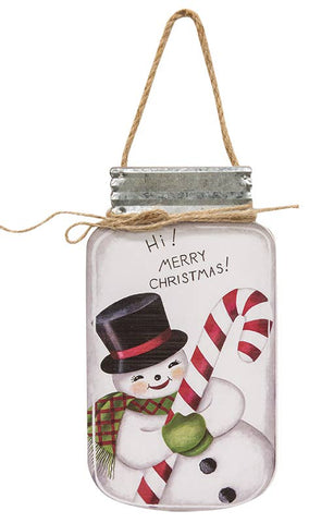 Santa Jar Hanger
