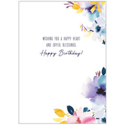 Mercy, Peace and Love - Faith Birthday Card