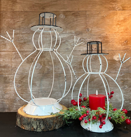 Snowman Lantern