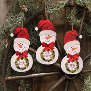 Hello Snowman Ornament