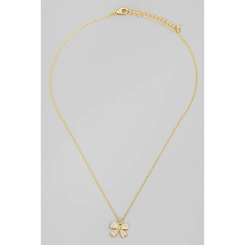 Graceful Bow Necklace