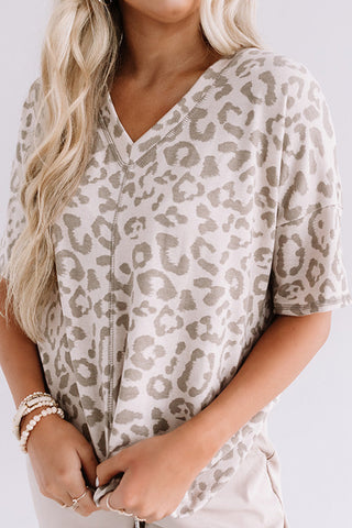 Natural Leopard Tee
