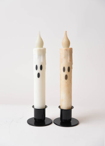 Shocked Boo Taper Candle