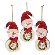 Hello Snowman Ornament