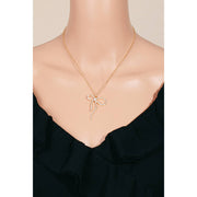 Ribbon Bow Pendant Necklace
