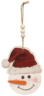 Snowman Beaded Ornament