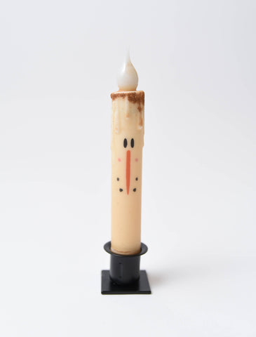 Snowman Taper Candle