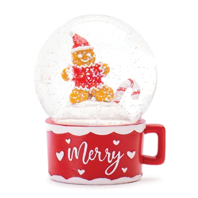 Snow Globe Mug Gingerbread