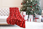 Christmas Flannel Fleece Plush Throw Blanket