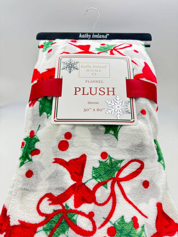 Christmas Flannel Fleece Plush Throw Blanket