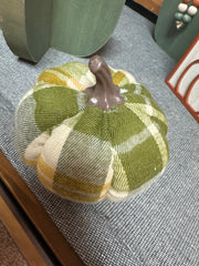 Soft Plaid Pumpkin