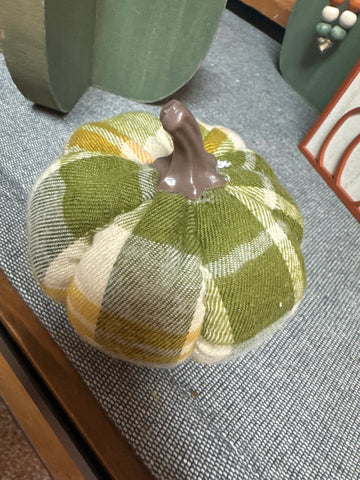 Soft Plaid Pumpkin