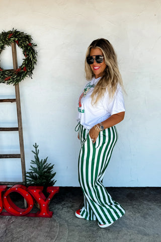 PREORDER: Christmas Vertical Vibes Stripe Pants
