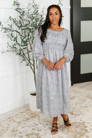 All Is Well Dress In Opal Gray