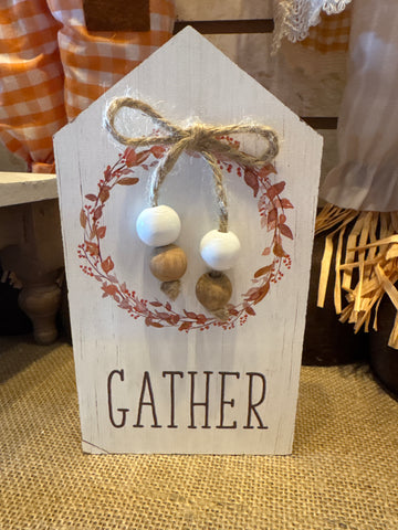 Wooden Fall Decor