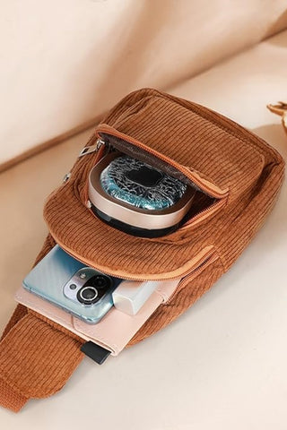 Corduroy Sling Bag