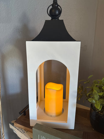 White Open Lantern