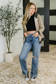 Call of the Wild Contrast Trim Zip Up