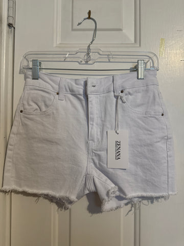 Washed Frayed Cutoff Shorts