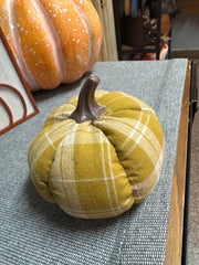 Soft Plaid Pumpkin
