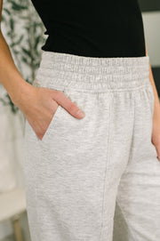 Every Second, Every Hour Jogger Bottoms in Heather Grey