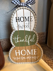 Wooden Fall Decor