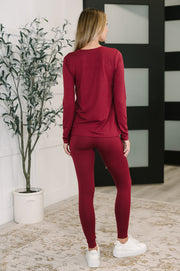 Get Me Cozy Set in Cabernet