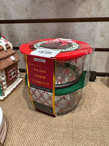 Round Glass Storage Set